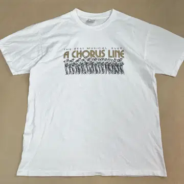 90s anvil 코러스 라인 T셔츠 뮤지컬 초레어 빈티지