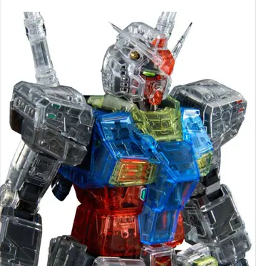 PG UNLEASHED RX-78-2 건담 클리어 컬러 바디