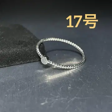 빈티지 패션 반지 실버 17호 비즈 레이어드 심플