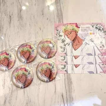 시도 류세이 Flower crown 포스카 캔뱃지