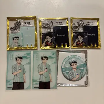 귀멸의 칼날 극락탕 유시로  키링 캔뱃지 클리어카드