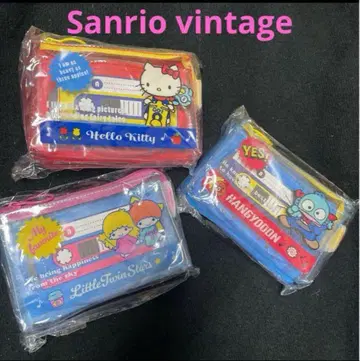 새상품 Sanrio 산리오 빈티지 디자인 파우치 3점 헬로키티