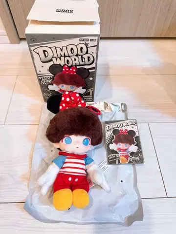 DIMOO WORLD 미니 봉제 인형 키링