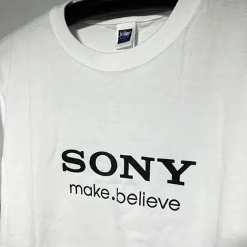 새상품급 SONY 소니 티셔츠 화이트 L PlayStation 워크맨