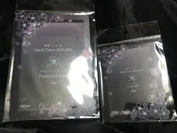 후쿠야 경질 카드 케이스 벚꽃, 밤 벚꽃 카드 사이즈, 엽서 사이즈