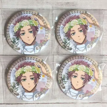 [블루 록] 이토시 사에 FlowerCrown 트레이딩 캔뱃지 4점
