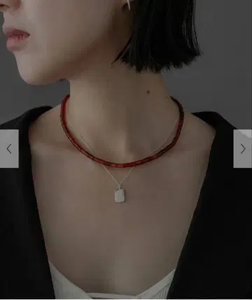 [새상품급] SMELLY so' carnelian necklace