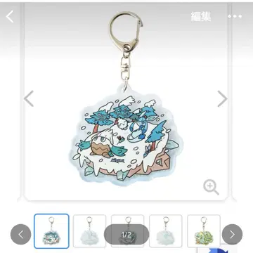 포켓몬 센터 OTENKITEAM 아크릴 키링 눈쓰개