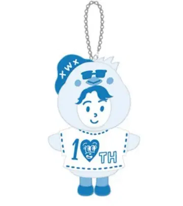 JYP 팝업 우영 2PM 봉제 인형 백참 파랑