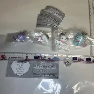 가챠 산리오 캐릭터즈 에모큥 파스텔 컬러 ver. 메지루시 4세트