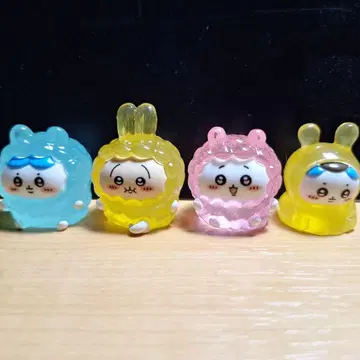 축광 치이카와 (먼작귀) 피규어 4개 세트