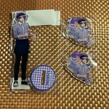 블루 록 마리온 크레페 아크릴 스탠드 아크릴 배지 미카게 레오