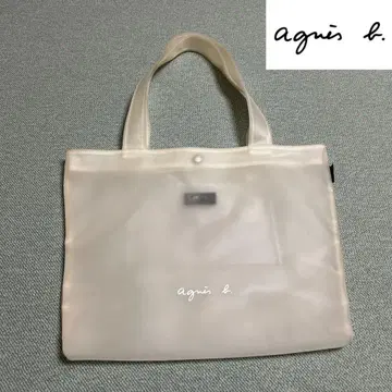 agnes b. 미스트 시어 빅 토트백