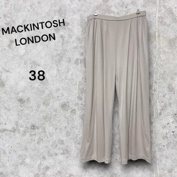 MACKINTOSH LONDON 와이드 팬츠 38 라이트 그레이 코튼