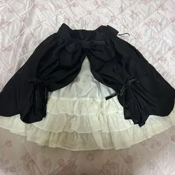 Angelic Pretty 스캘럽 스커트 블랙