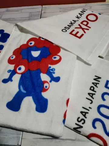 EXPO2025! 오사카 엑스포! 먁먁 타월 2매 세트