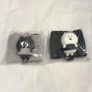 나가노의 곰 & 다크 곰 봉제 인형 드링크 홀더 2세트