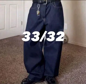 GAP 갭 슈퍼 배기 데님 W32 L32 새상품 다크 린스