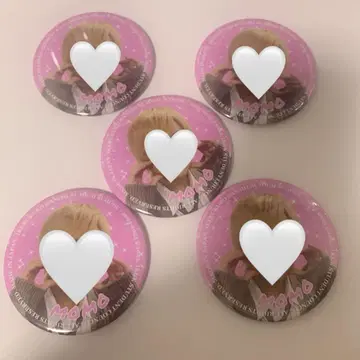 이케가쿠 사에키 모모 캔뱃지 5개 세트