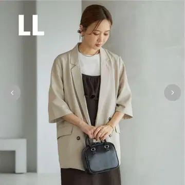 시마무라 mysa 다나카 리나 자켓 반팔 테일러드 자켓 LL