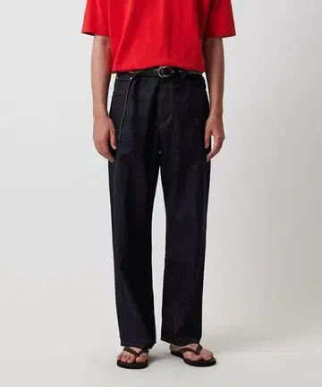 S 새상품 25ss UNITED ARROWS 배기 데님 팬츠