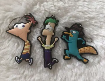피니어스와 퍼브 페리 러버 키링 묶음 판매