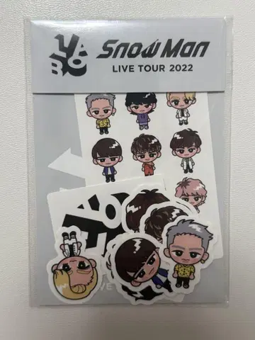 Snow Man 2022년 라이브 투어 LABO 스티커 세트
