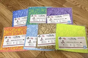 죠죠 제일복권 J상 타월 컬렉션 7개 세트