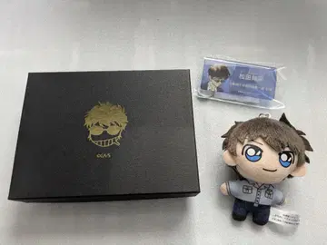 명탐정 코난 천연 가죽 패스 케이스 마츠다 진페이 + 덤