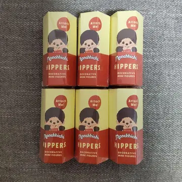 HIPPERS Monchhichi 히퍼스 몽치치 6개 세트