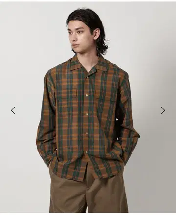 25ss UNITED ARROWS 보일 에어리 마드라스 체크 셔츠