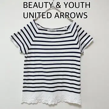 BEAUTY & YOUTH 유나이티드 애로우즈 반팔 T셔츠 보더