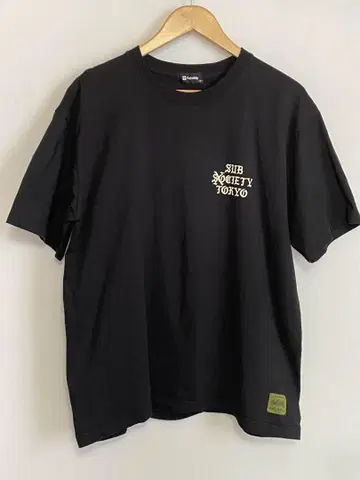 Subciety 서브사이어티 블랙 컬러 티셔츠 사이즈 XL