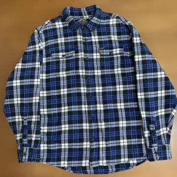 ORVIS 플란넬 셔츠 포켓 부착 XL 사이즈
