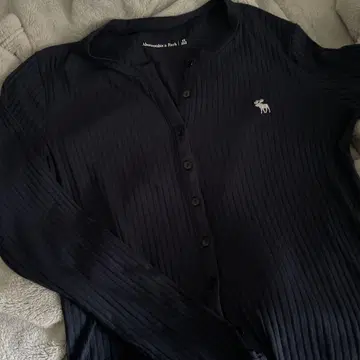 Abercrombie & Fitch 네이비 가디건 상의
