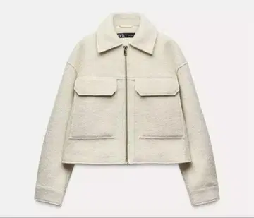 ZARA 부클레 숏 자켓 L