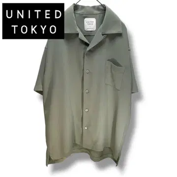 UNITED TOKYO 오픈 카라 반팔 셔츠