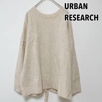 어반 리서치 URBAN 니트 스웨터 긴팔 F 라이트 베이지