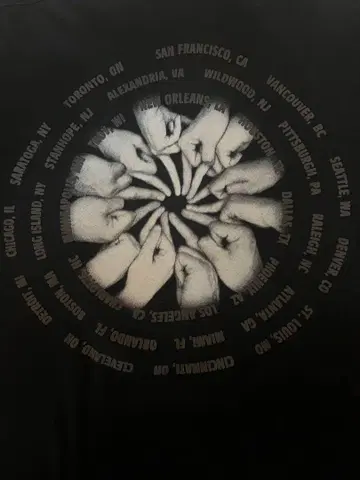 soundgarden 셔츠