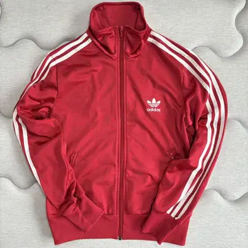 adidas 레드 저지 트랙 자켓 여성용 트레포일
