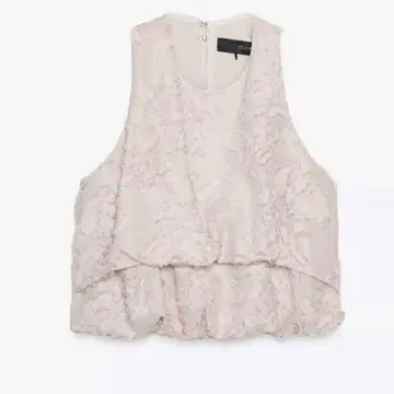 zara 프린지 퍼프 상의