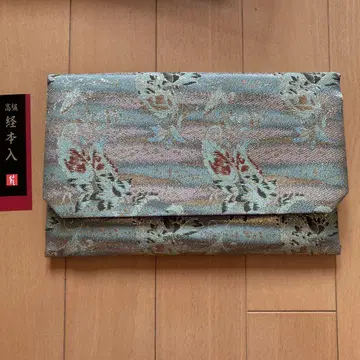 고급 일본 의류용 백 꽃무늬 자수