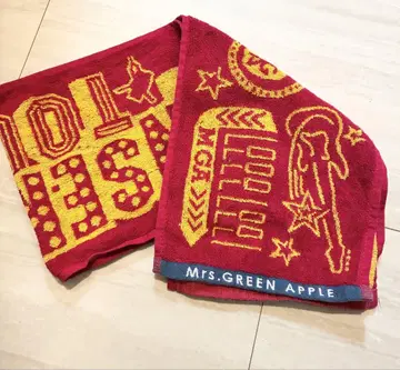 Mrs. GREEN APPLE 타월 빨간색