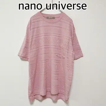 nano universe 나노 유니버스 반팔 컷소 티셔츠 핑크