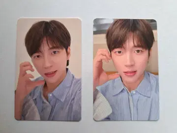 INFINITE 우현 TREE Ring JJ MUZE 트레이딩 카드 2장