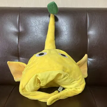 노란 피크민 모자
