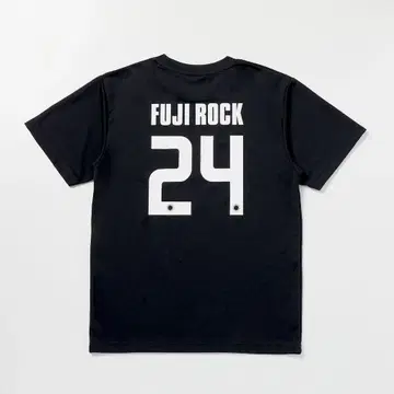 미개봉 새상품 후지록 FUJI ROCK '24 축구 티셔츠 XL 블랙