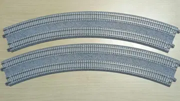 N게이지 커브 레일 180/447-45PC