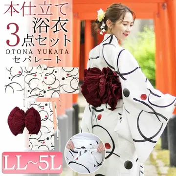 세퍼레이트 유카타 오비 세트 4L~5L
