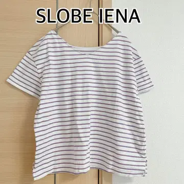 SLOBE IENA 슬로브 이에나 반팔 T셔츠 보더